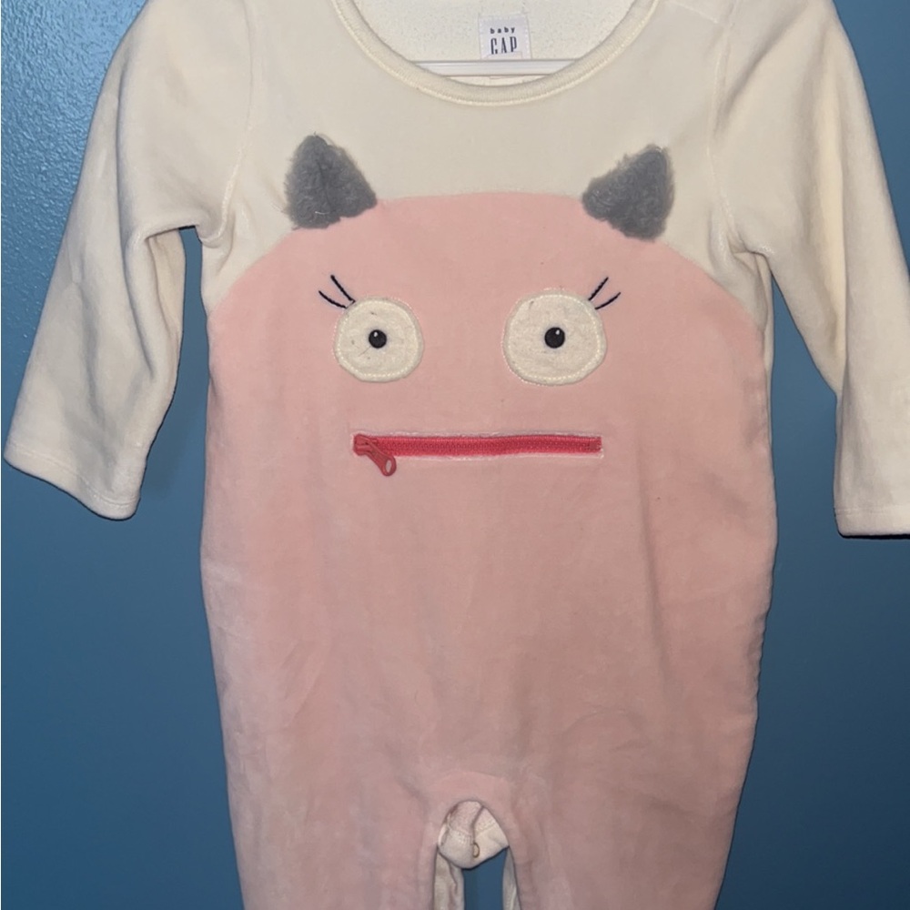 GAP Pink and Cream Monster One Piece